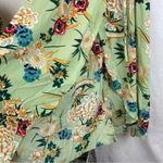 Cupshe  Green Floral Wrap Maxi Dress S NEW Photo 5
