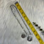 The Sis Kiss paper clip monogram C faceted rhinestones necklace Photo 4