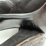 Prada  Vintage Black Elegant Suede Leather Minimalist Tall Chic Boots IT 40 Photo 1