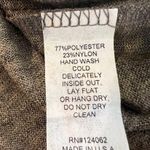 NWT! Studio Gem Taupe Floral Print Semi Sheer Long Sleeve Dress Large Photo 8