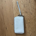 Tory Burch  Cream Wristlet with Logo Photo 1