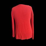 Sexy Bow Tie Pullover Sweater Long Sleeves Size Large Red Photo 4