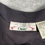 Orvis Dress Womens Medium Black Orange Giraffes Maxi Bohemian Casual Vintage Photo 5