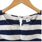 Vineyard Vines Vineyard Vines Womens Top Size 6 White Blue Striped Sleeveless Tank Photo 1