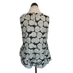 Who What Wear Women's Blouse Sz Medium Sleeveless Semi Sheer Rosebud Brocade Photo 3