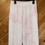 American Eagle big chill pink and white tie-dye jogger sweatpants Photo 1