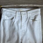 MOTHER HIGH WAISTED RIDER ANKLE Fairest Of Them All White Size 28 Photo 7