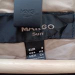 Mango  Beige an Black Double-breasted Trench Coat Size XS Photo 5