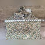 Anthropologie  Sage Green Palm Leaf‎ Print Maddie High Neck Halter Short Romper M Photo 4