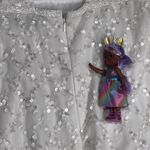 Mac Duggal  wedding Plunge Sequined White Floor Length Maxi on Queenly size 8 Photo 12