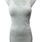 DNA  Women's White Sleeveless Scoop Neck Knit Tank Mini Bodycon Dress Size S Photo 0