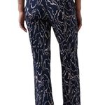 Athleta Vienna Cargo Pant Size 6P Printed Navy Photo 1