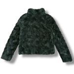 VERO MODA  VMcurl Faux Fur Jacket Women’s Small Olive Green‎ Plush Short Coat Photo 4