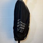 Chloe & Katie Black Embroidered Kimono Coverup Size M Photo 3