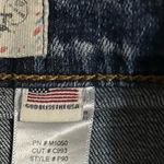 Vibrant  Blue Distressed Denim Shorts Photo 2