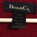 Denim & Co   ladies sweater jacket M Photo 6