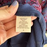 Willow & Clay Red and Blue Lace Mini Dress with Bell Sleeves, Size Small Photo 9