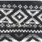 Eddie Bauer Eddie‎ Bauer Quest Womens XXL Black White Aztec Fleece Pullover 1/4 Zip Preppy Photo 2
