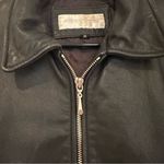 Jones New York  Vintage Genuine Leather‎ Jacket Satin Lining Women's Medium Black Photo 3