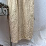 Tan Cotton Crochet Lace Trim Long Sleeveless Maxi Dress M Size M Photo 6