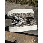 Gianni Bini Leopard Print Platform Sneakers Women's Size 9M Photo 2