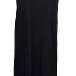 Lululemon  Dress Womens 6 Pima Cotton Open Back Midi Black Sleeveless Stretch Photo 0