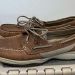 Sperry Top Sider woman’s size 8 Lace Boat Shoe Tan Photo 7