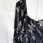 Reformation  Mica Dress in Evita Black Floral Photo 2