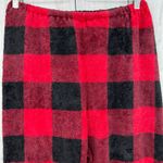 SheIn XL Womens Red Plaid Plush Christmas Pajama Set Photo 6