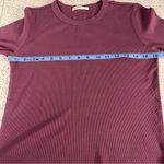 Marine layer  Lexi Rib Sun-In Longsleeve Crew Tee Dusty Rose Women’s Size S Photo 3