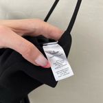 Lulus Forever My Girl Faux Wrap Mini Body Con Dress Black NEW NWT Photo 4