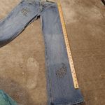 American Rag American Ragties Size 7 Jeans Blue Metal Light Blue Jeans Unique Boho Photo 5