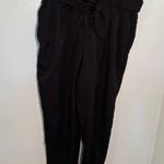 H&M Paper-Bag Waist Pants Black Photo 3