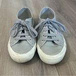 Superga  Classic Gray Lace Up Sneakers Womens Sz 6.5 Casual Skate Shoes Street Photo 6