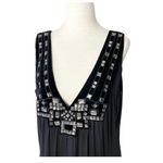 Nine West VINTAGE Silk Dress with Velvet & Rhinestones Photo 1