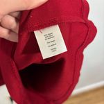 Talbots Solid Red Long Sleeve Fitted Knee Length Dress Size 14 Valentine’s Day Photo 2