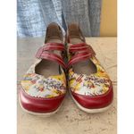 Remonte Floral Mary Jane Shoe Yellow Size 5.5 Photo 1