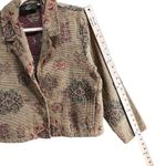 Orvis Vintage  Blazer Jacket Womens M Tapestry Southwestern Aztec Boho Heritage Photo 7