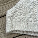 Free People  Women's Sleeveless Sweater Vest Color Ivory Size L. NEW Photo 3