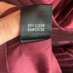 Adrianna Papell Burgundy Shimmer Taffeta Layered Sheath Dress Size 4 Photo 5