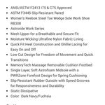 Reebok  Steel Toe Wedge Sole Work Shoe RB308 B17A Photo 9