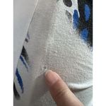 COOGI  Y2K Shirt Top Women Sz S Zebra Gold Short Sleeve V Neck Blouse Vintage Photo 3