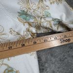 Chico's  Sweater Medium Gold Metallic Floral Pullover Elegant‎ Shimmer Grannycore Photo 8