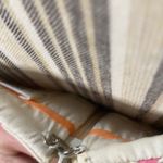 Shoshanna  Cream & Pink Strapless Striped Mini Dress size 6 Sweetheart Neckline Photo 9