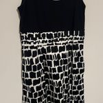 Boden Elegant Black and White Patterned Dress 6 Photo 5