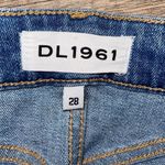 DL1961 Womens Margaux Frayed Hem Instasculpt Ankle Skinny Jeans Promenade Sz 28 Photo 10