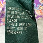 Ralph Lauren Vtg Lauren  Petite Purple Paisley Shirt 100%‎ Cotton P/S Fall Boho Photo 5