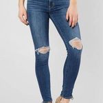 Levi's Levi’s 721 high rise skinny distressed medium wash stretchy jeans Photo 0