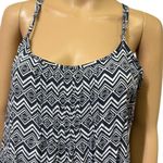 IslandHaze Spaghetti Strap Blue and White Print Mini Coverup Dress Womens Medium Photo 2