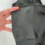 Free People  Gray Stretch V-Neck Strappy Crisscross Back Cami Cropped Top Size XS Photo 4